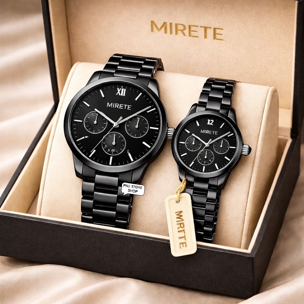 Jual MIRETE COUPLE Jam Tangan Pria Dan Wanita Couple/Pasangan Model ...