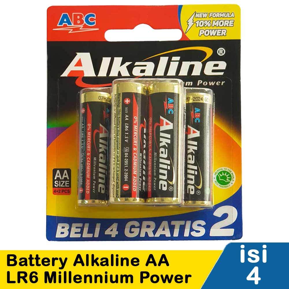 Jual BATU BATERAI ABC ALKALINE AA/AAA ISI 6 DAN ISI 2 ORIGINAL | Shopee ...