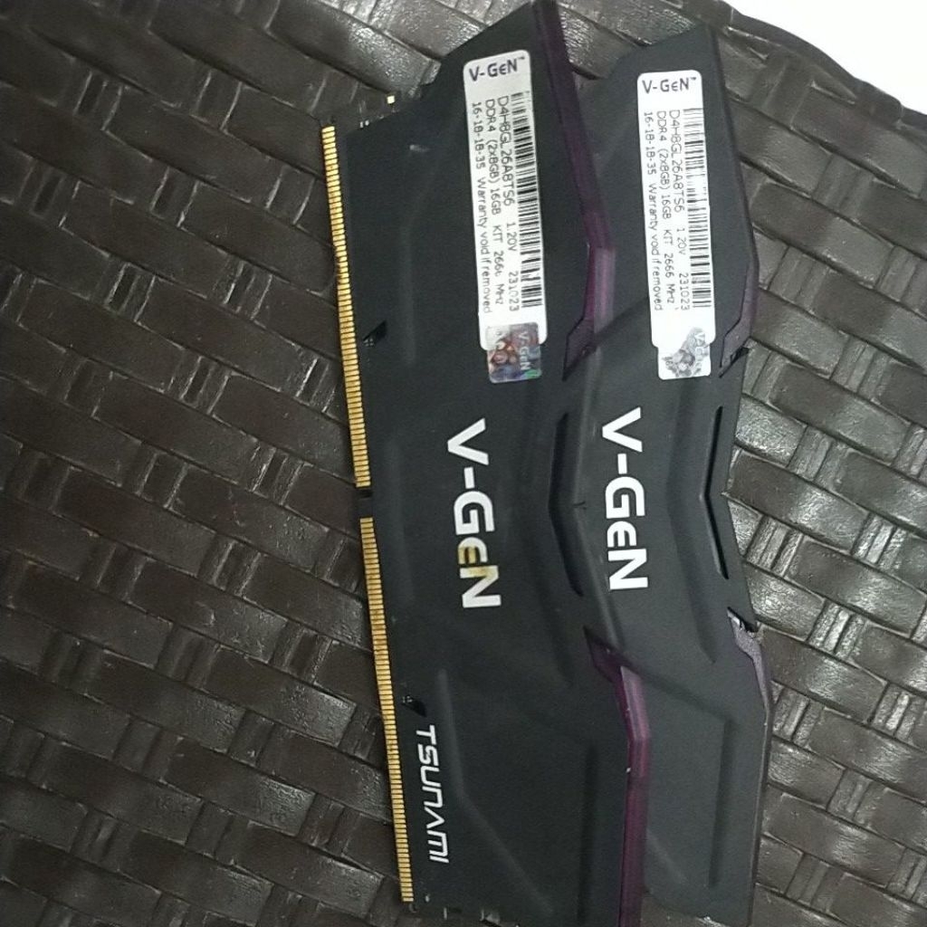 Jual RAM DDR4 V-GeN TSUNAMI 16GB 2666MHz (2X8GB) - RAM GAMING OC VGEN ...