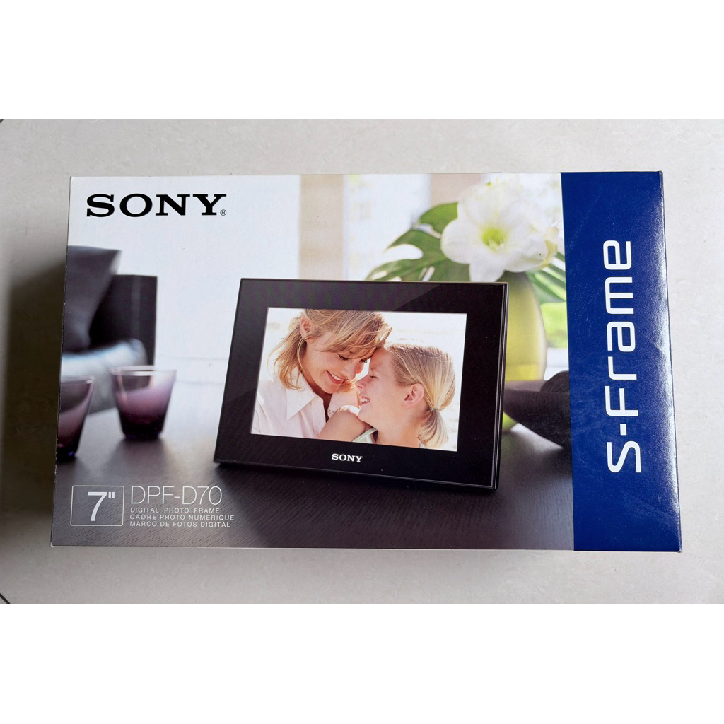 Jual Sony S-Frame DPF-D70 Digital Photo Frame 7 Inch - Original Lengkap ...
