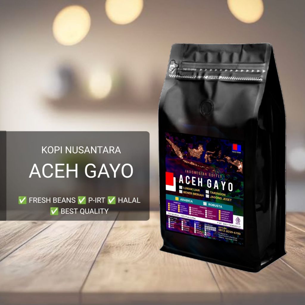 Jual Kopi Arabika Aceh Gayo Premium 1 kg | Shopee Indo…