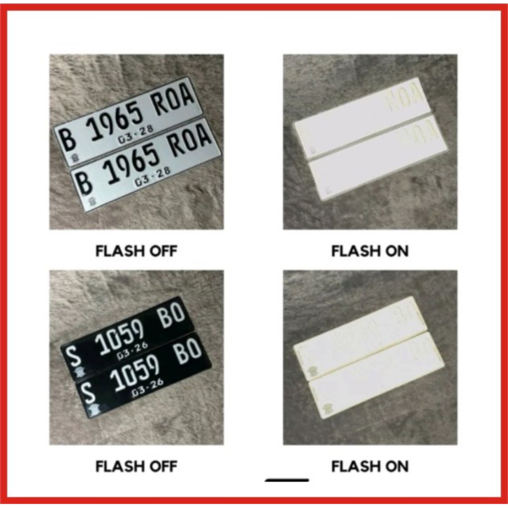 Jual Stiker Plat Nomor Motor - Stiker Anti Tilang - Sticker Anti Kamera ...