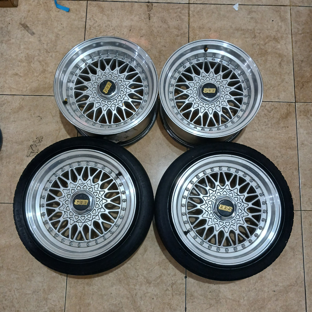 Jual VELG SEKEN BBS RS BEKAS RING 15 PCD 4X100 4X114 S/P CELONG BUAT ...