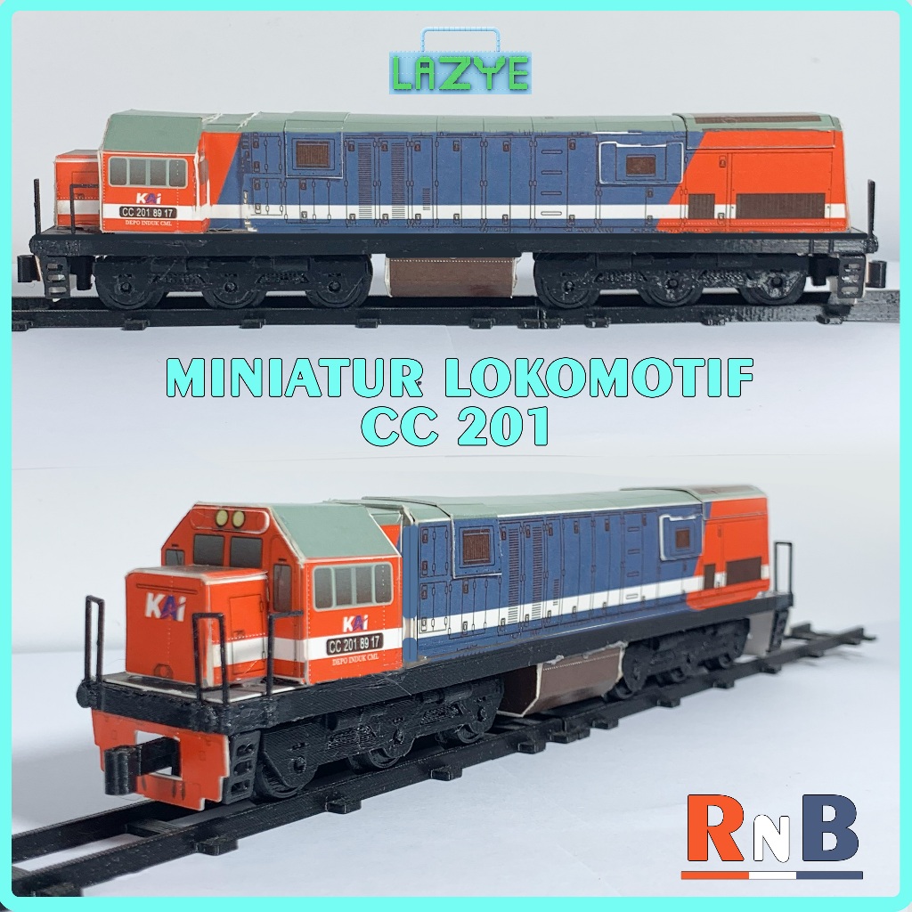 Jual Mainan Miniatur Kereta Api Indonesia CC 201 – Koleksi Livery Merah ...