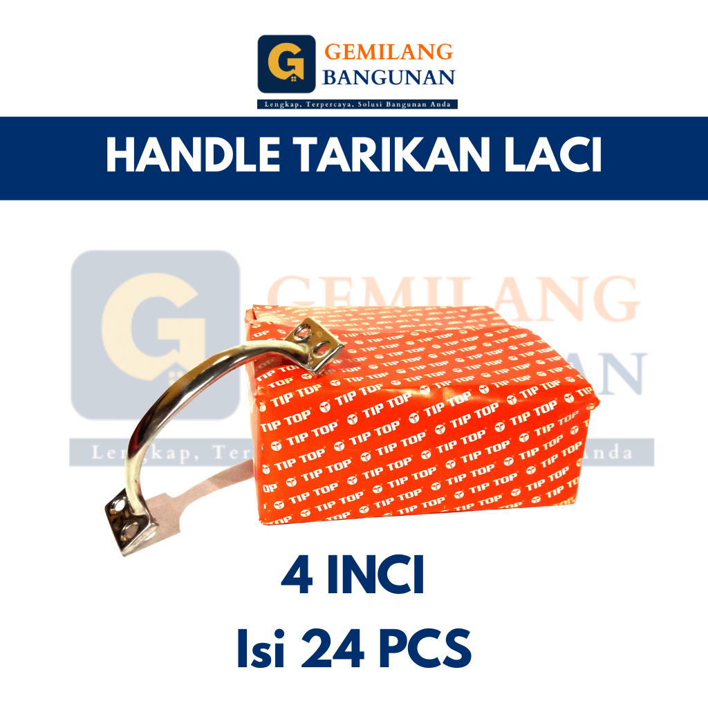 Jual [24 PCS] TIPTOP Handle Gagang Tarikan Laci 4 INCI | Shopee Indonesia