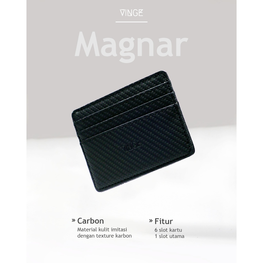 Jual MAGNAR Card Holder - VINGE - Dompet Kartu Dompet Kartu Tipis 6 ...