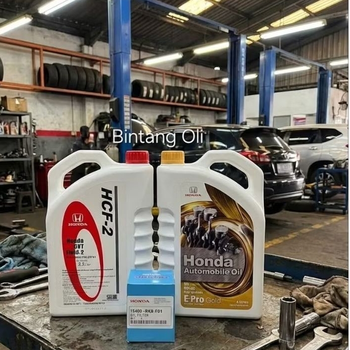 Jual Paket Oli Mobil Honda E-pro Gold 0w-20 isi 4 L HCF-2 Honda Cvt ...