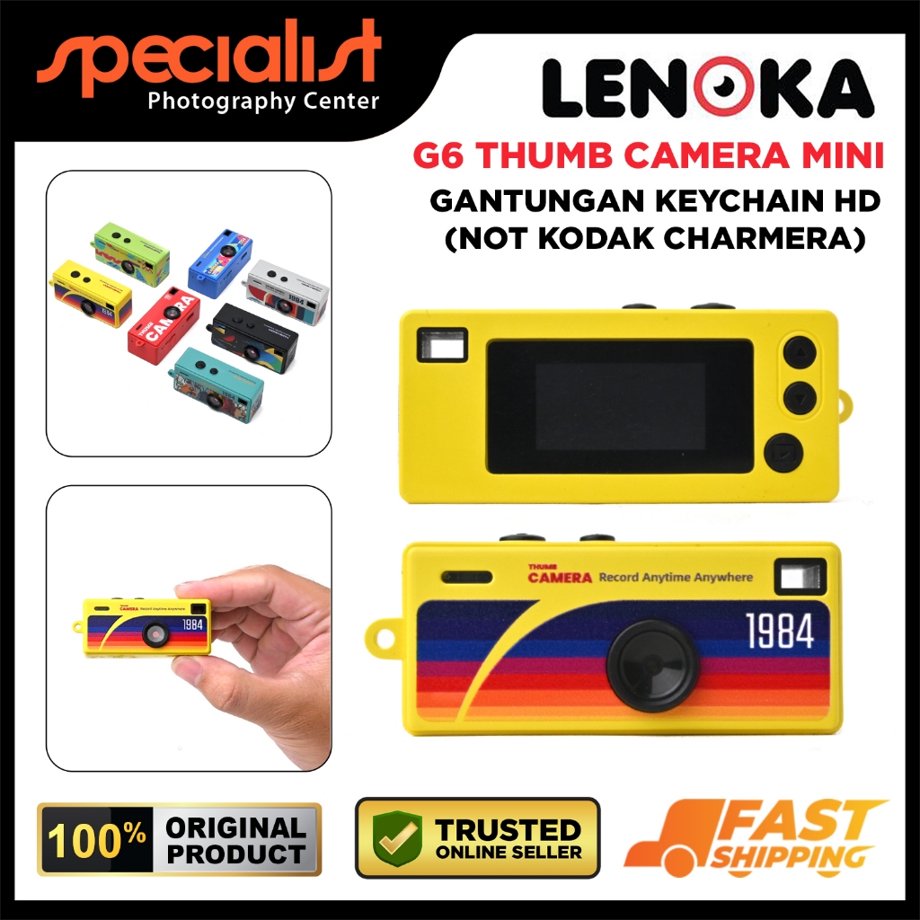 Jual LENOKA G6 Thumb Camera Mini Gantungan Keychain HD not Kodak ...