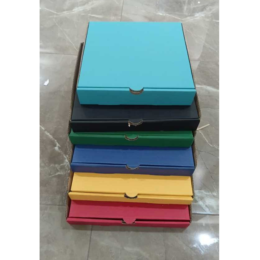 Jual Kardus pizza Full Color Uk.25x25x5 cm/ Die Cut/Box pizza / full ...