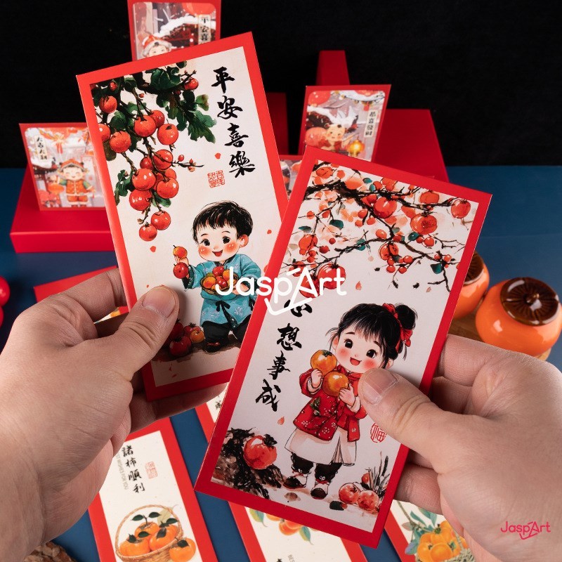 Jual ANGPAO IMLEK PANJANG VINTAGE HONGBAO ANGPAU TEBAL MURAH READY ...