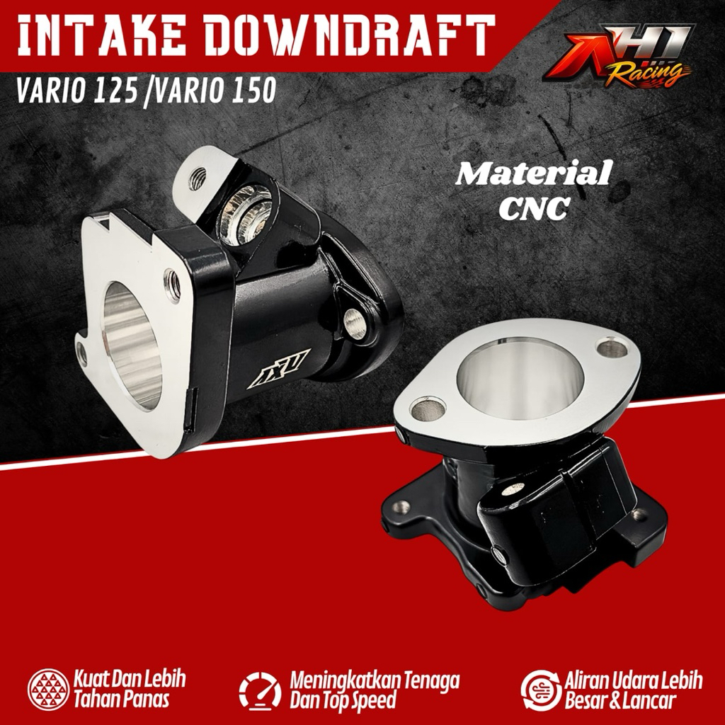 Jual Intake Manifold Tb Downdraft Lurus Vario 125 150 28 30 32 34 AH1 ...