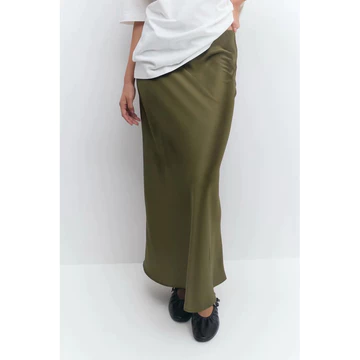 Sam Obisanya Skirt Satin Skirt Maxi Rok Satin