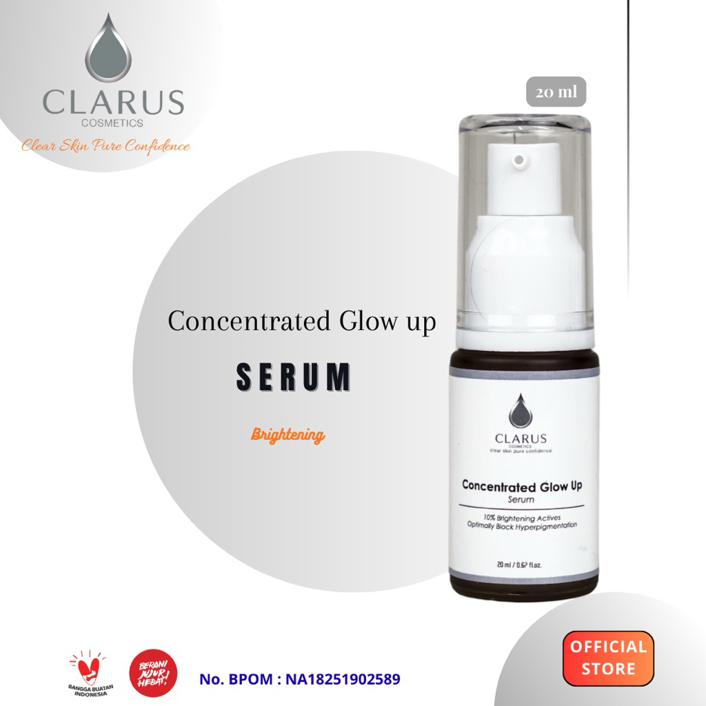 Jual CLARUS Concentrated Glow Up Serum 20ml | Shopee Indonesia