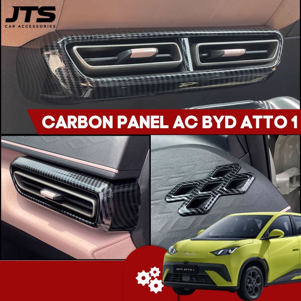 Jual Cover Carbon Panel AC mobil BYD Atto 1 2025 | Shopee Indonesia