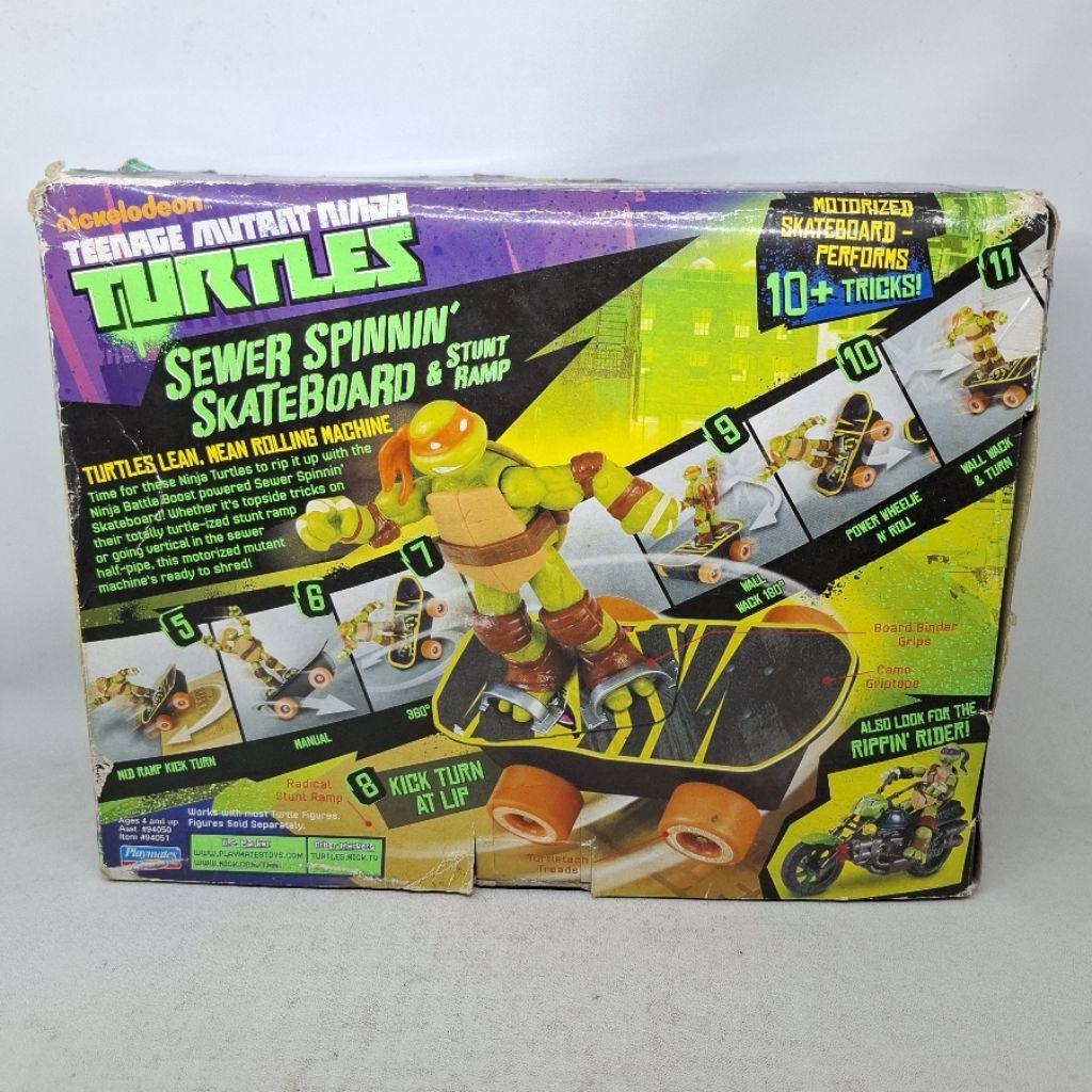 Jual Skateboard Motorized Stunt Ramp Turtles TMNT Nickelodeon | Shopee ...