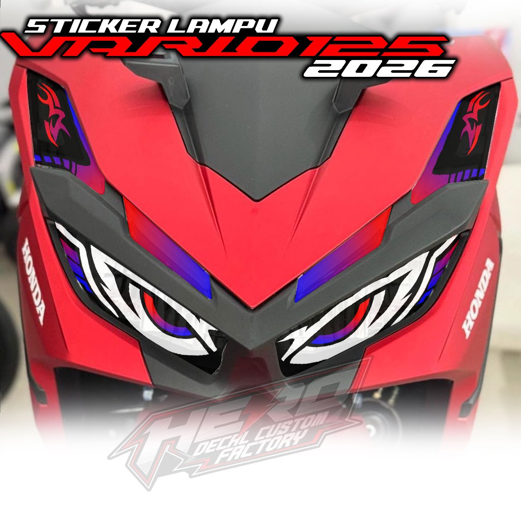 Jual 02 STICKER TRANSPARAN LAMPU VARIO 125 - STICKER UV TRANSPARAN ...