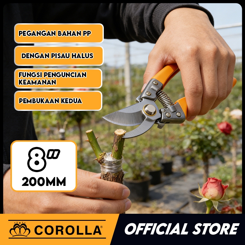 Jual COROLLA Gunting Dahan Ranting Bunga Tanaman Peralatan Berkebun ...