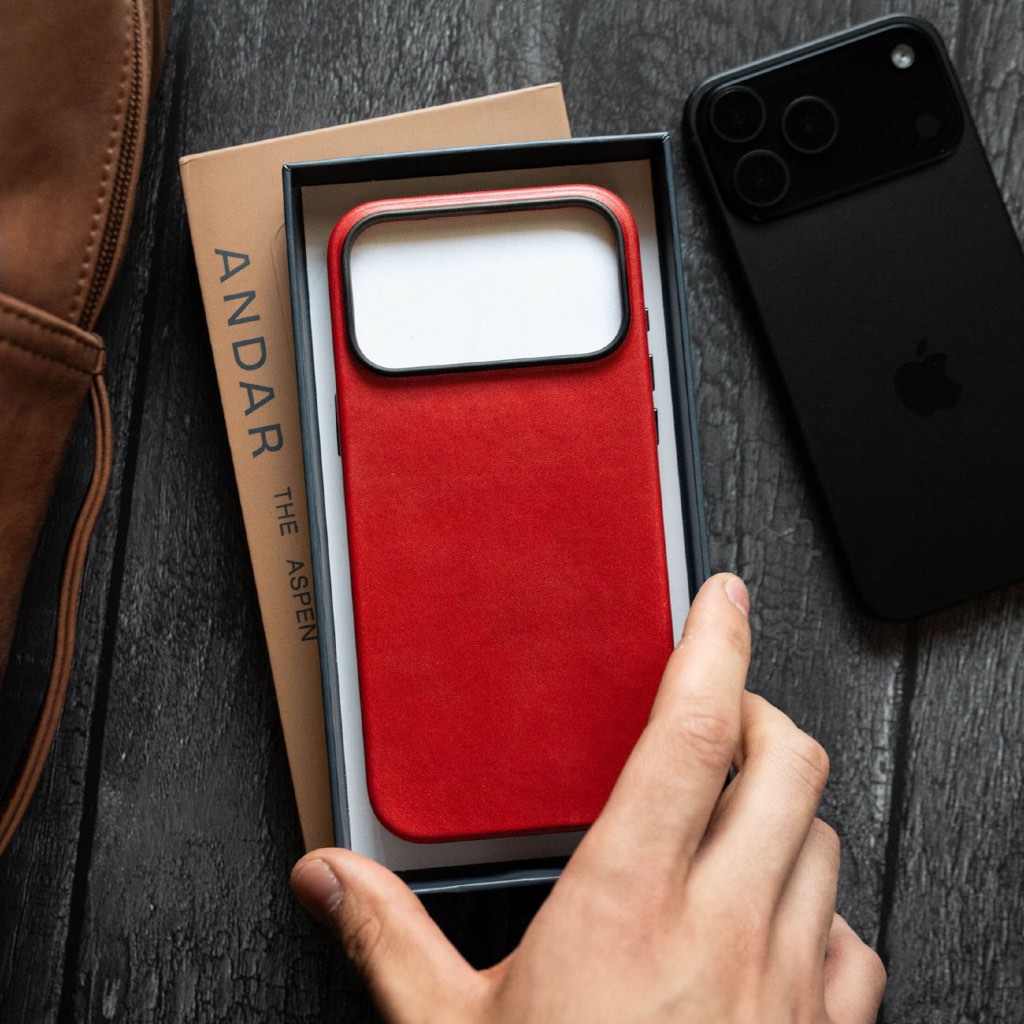 Jual Andar The Aspen Leather Case iPhone 17 Pro Max MagSafe Full