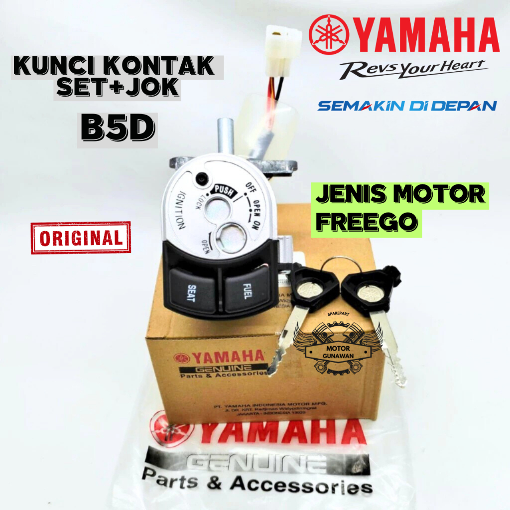 Jual B5D-XH250-00 ORIGINAL Kunci Kontak Set B5D Key Set Yamaha Freego ...