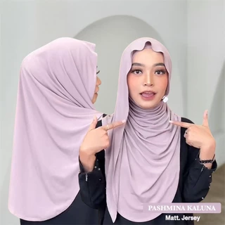 (Basya) Pashmina Kaluna Tebal Lembut Anti Ribet