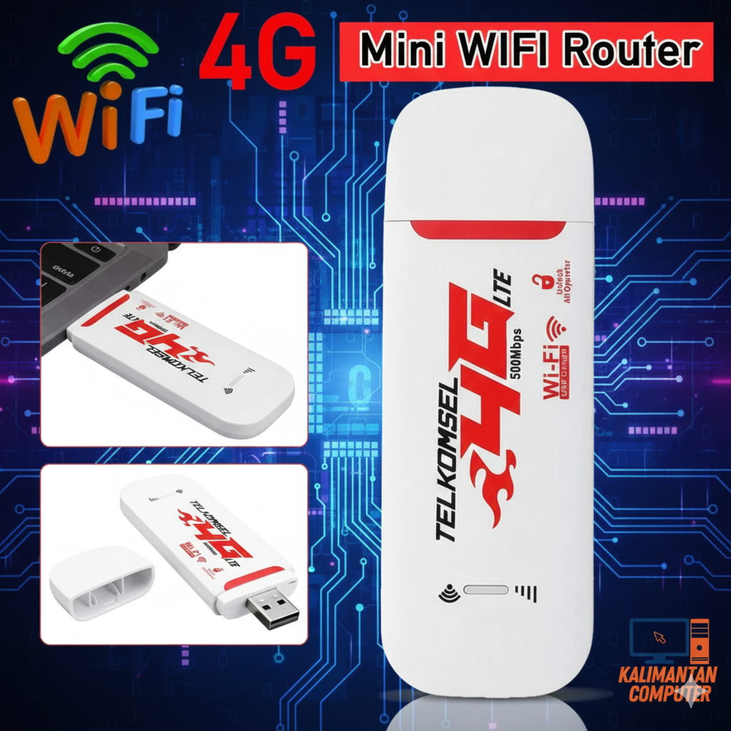 Jual Modem Wifi portable 4G USB Mifi All Operator 500Mbps Modem WIFI ...