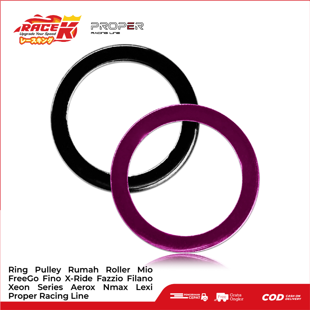 Jual PROPER Ring Pulley Puli Rumah Roller Magic Washer Yamaha Mio ...