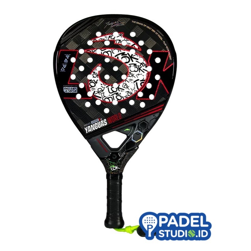 Jual Lok Maxx Hype Yanguas World 2026 Mike Yanguas Padel Racket Raket ...