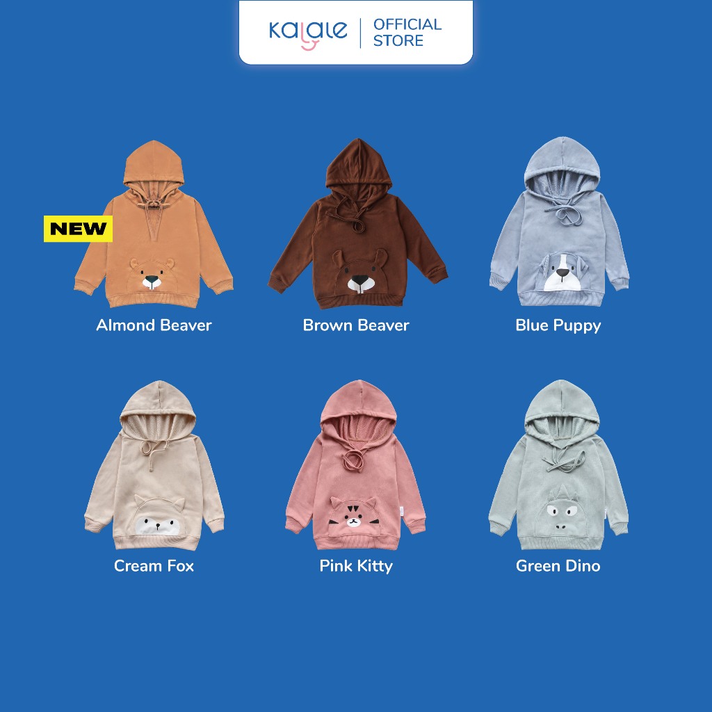 Jual Kalale Hoodie 1-6 Tahun (Jaket Sweater Jumper Hewan Bertudung Anak ...