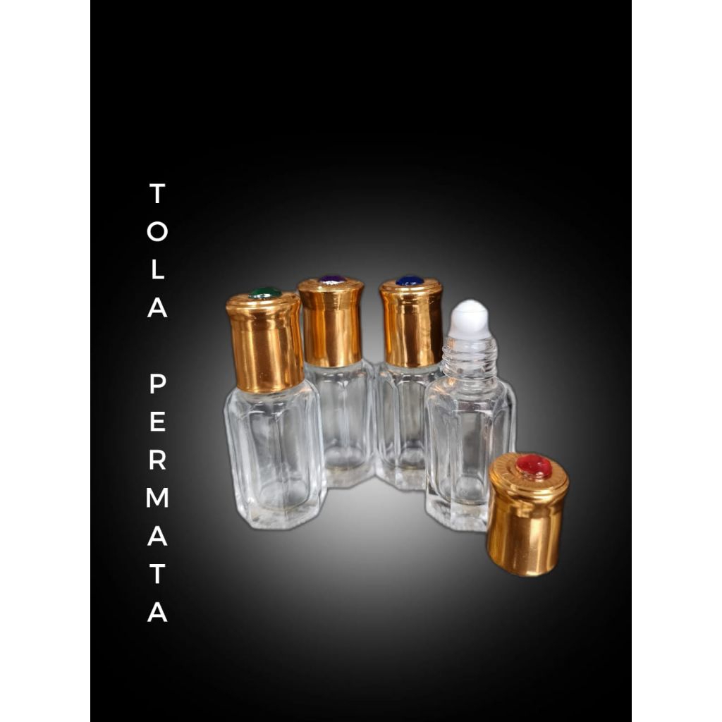 Jual BOTOL TOLA PERMATA UKURAN 6ML ROLL ON | LUSINAN| HARGA PERLUSIN ...