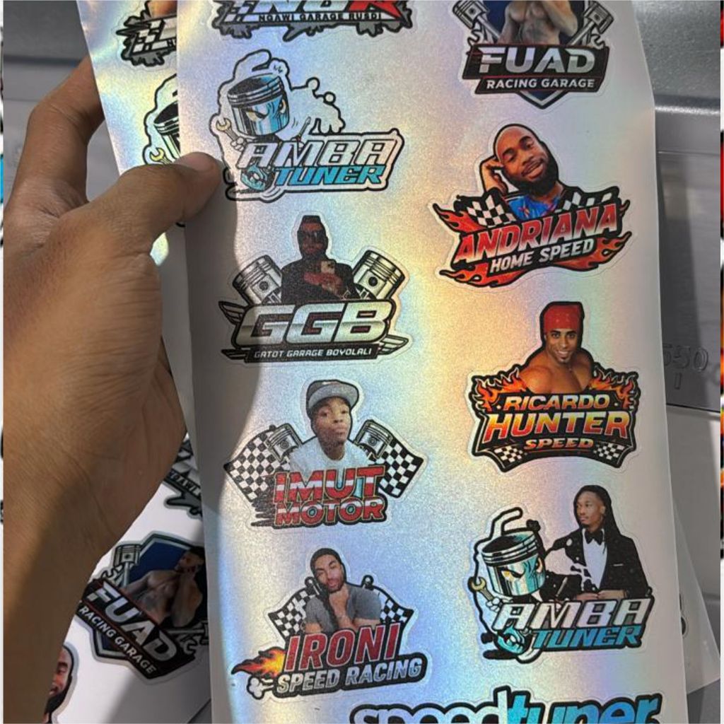 Jual STIKER PACK ISI 11 HOLOGRAM NGR NGAWI GARAGE RUSDI AMBA TUNER ...