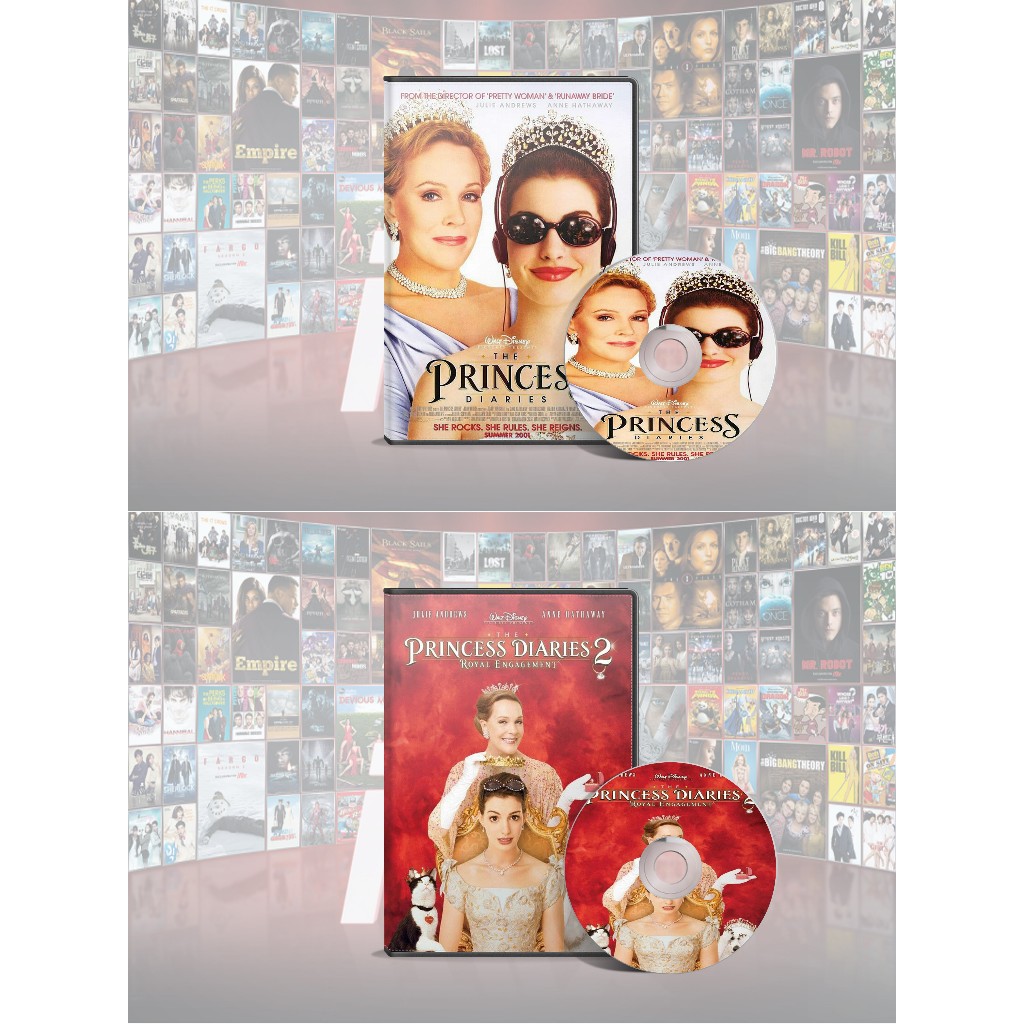 Jual DVD The Princess Diaries (2001) + DVD The Princess Diaries 2 Royal ...