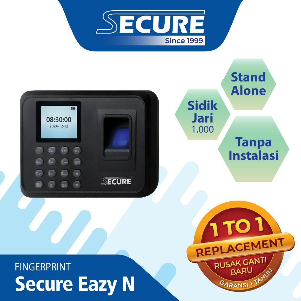 Jual Mesin Absen Secure Eazy N / Absen machine - S EAZY N | Shopee ...