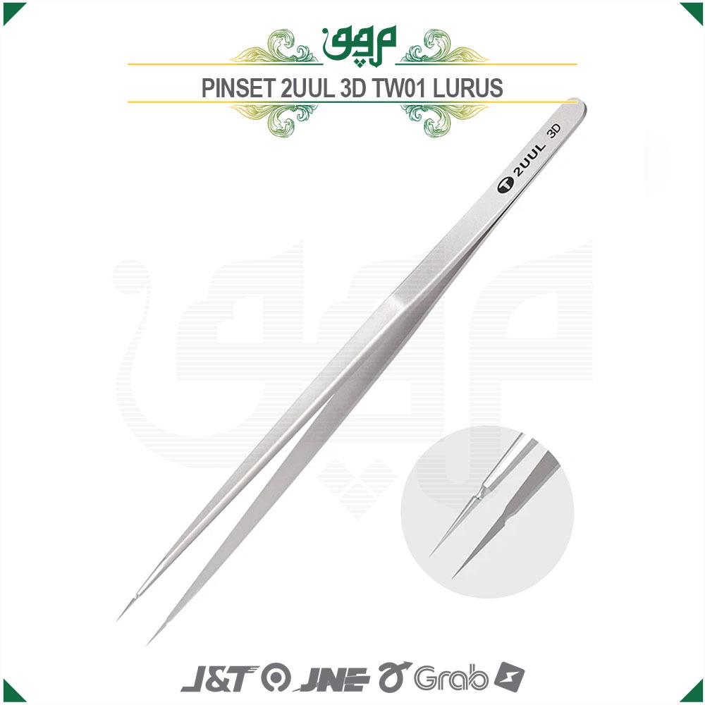 Jual Pinset 2UUL 3D TW01 Lurus / Pinset Lurus Tajam Lancip 2UUL 3D ...