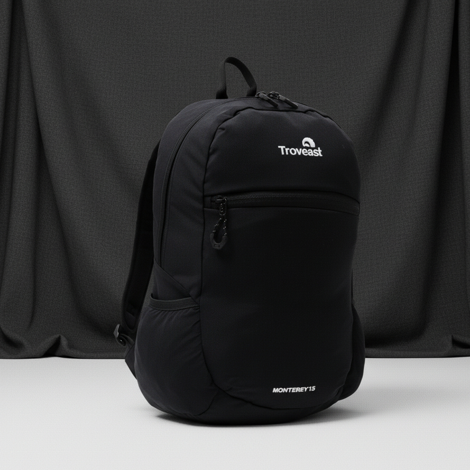 Jual Troveast Tas Ransel Daypack Monterey Series 15L Full Black ...