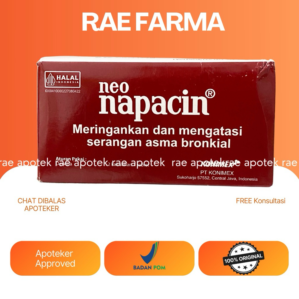 Jual Neo Napacin Obat Sesak Napas Karena Asma | Shopee Indonesia