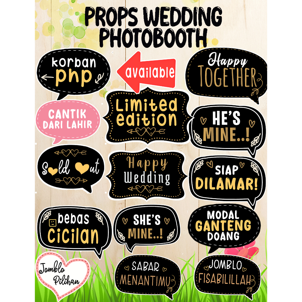 Jual Photobooth Props Terlengkap & Harga Terbaru Agustus 2026 | Shopee ...