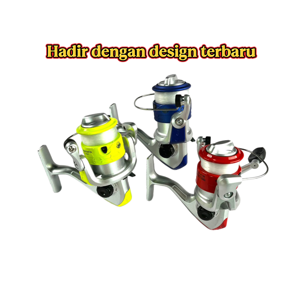 Jual Reel Pancing Pemula Tipe SPINNING 200 Fishing Reel Free Senar ...