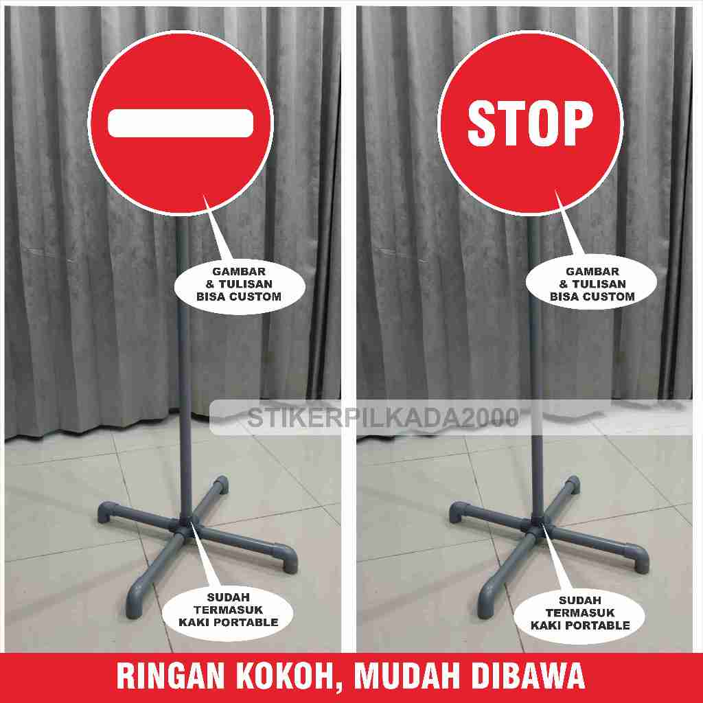 Jual RAMBU + TIANG STOP / DILARANG MASUK | Shopee Indonesia