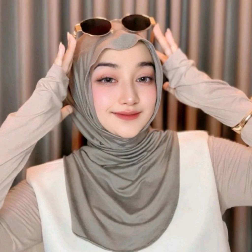 Hijab Instan Bergo Huma M Cooltech 4 Model