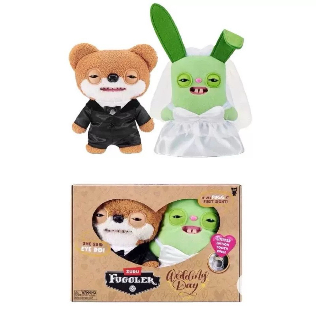 Jual Zuru Fuggler Wedding Day Couple Set 2pcs Bride Groom Funny