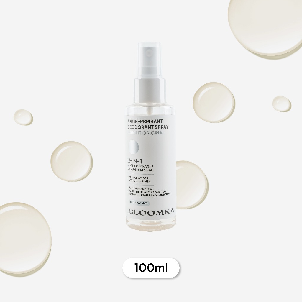 Jual Bloomka Anti-Perspirant Deodorant Spray Original (Anti Keringat ...