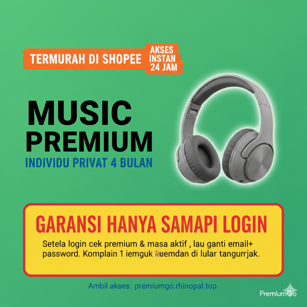 Jual Music Premium 4 Bulan Individu Privat Garansi Login Akses Cepat ...