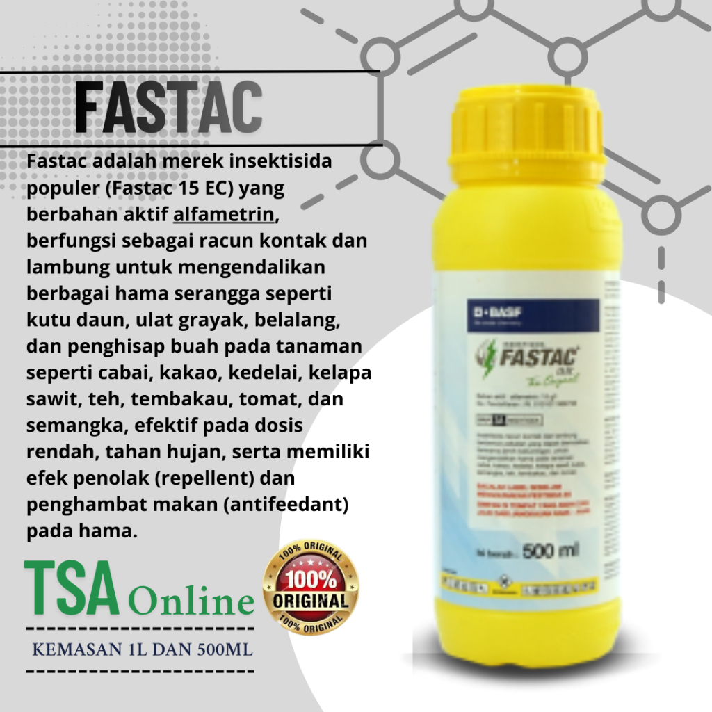 Jual Insektisida FASTAC 15 EC - Pembasmi hama dan serangga pada tanaman ...