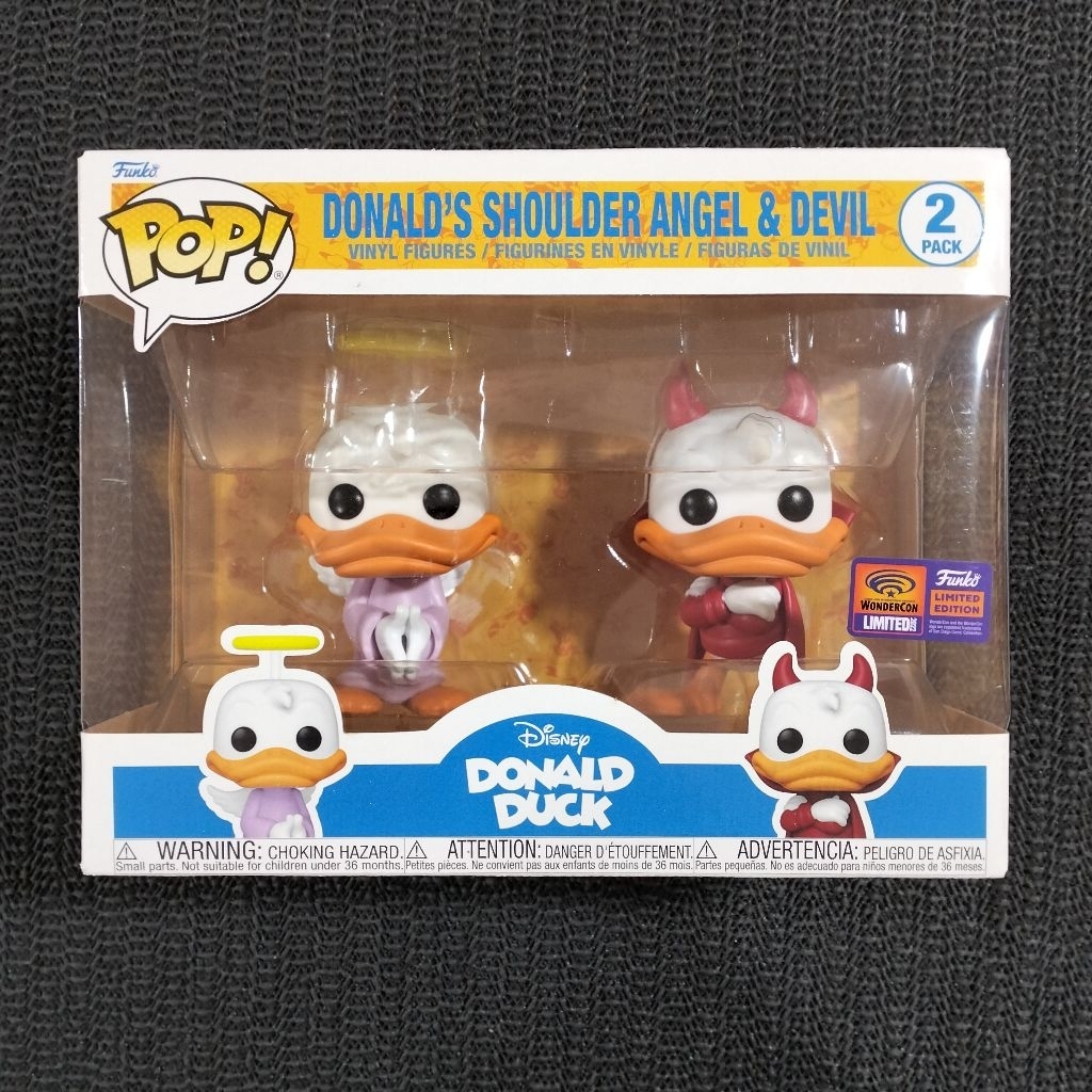 Jual Funko Pop! Disney Donald Duck: Donald's Shoulder Angel & Devil #2 ...