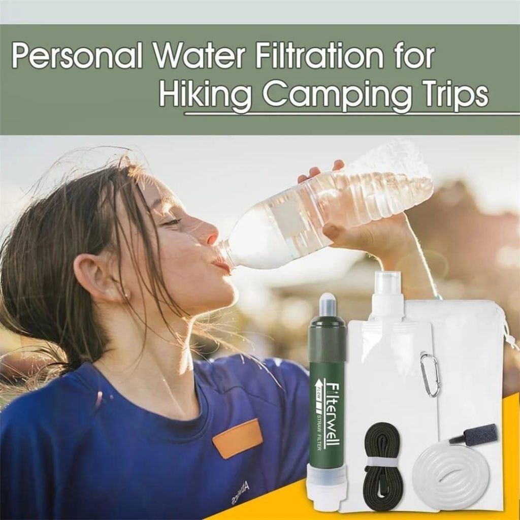 Jual Water Filter Backpacking / Penyaring Air Portable | Shopee Indonesia