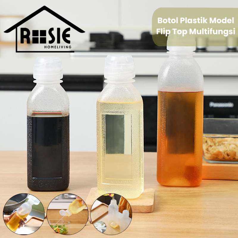 Jual ROSIE Botol Minyak Saus Kecap Sirup Premium Anti Tumpah dan Netes ...