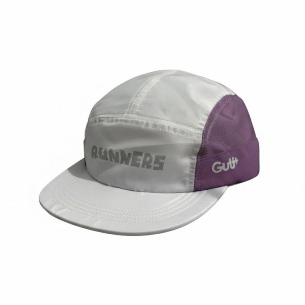 Jual GULF - Topi Lari Runners White Purple | Shopee Indonesia