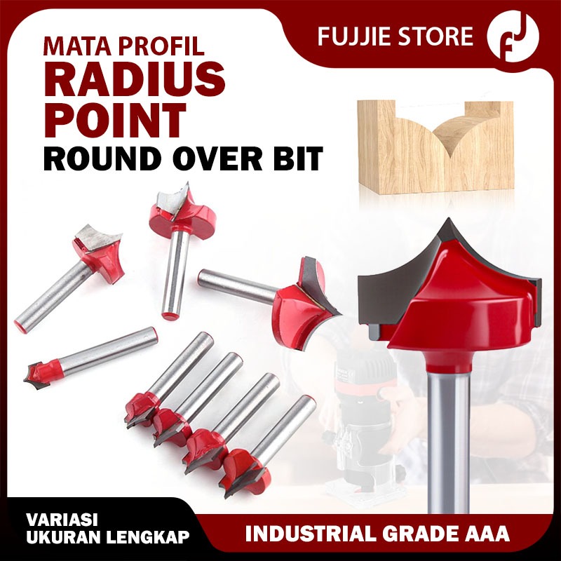 Jual Mata Router Bit V Groove Needle Tip Profil CNC V Slot Double ...
