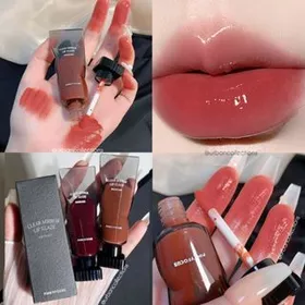 Clear Mirror Lip Glaze Glass LipGloss Mirror Lipgloss Glossy Lip Plumper