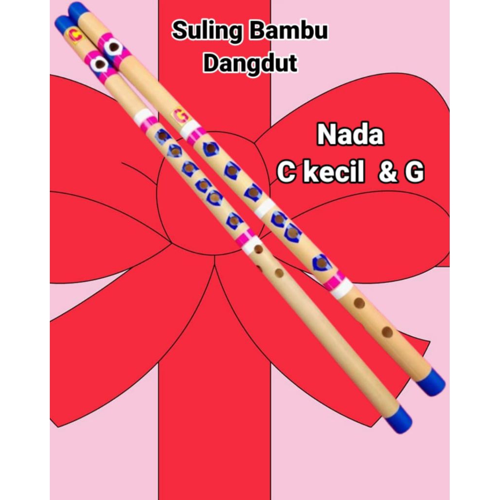 Jual Seruling bambu isi 2 biji nada G dan C kecil, Suling dangdut ...